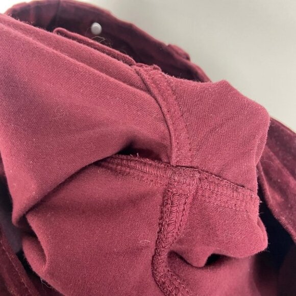 RE/DONE Burgundy Velvet Skinny Pants Button Fly Pants Size 29‎ Slim Velour Slim - Picture 10 of 12
